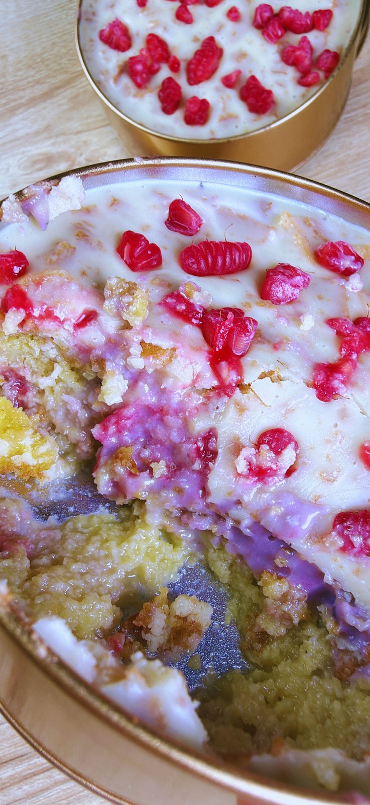 Crunch Cake Keto de Frutos rojos